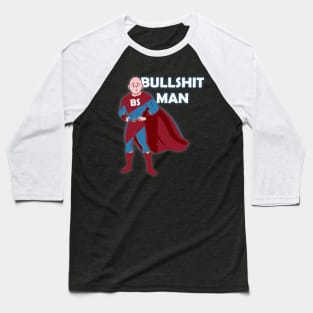 Karl Pilkington Bullshit Man Baseball T-Shirt